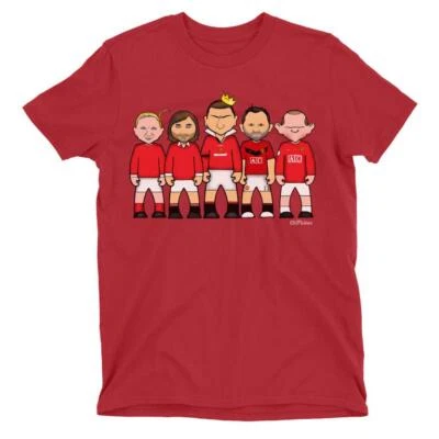 Manchester Football Legends VIPwees Baby T-Shirt Unisex Quality Inspired Man utd