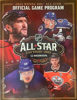 2022 ALL STAR GAME PROGRAM NHL NATIONAL HOCKEY LEAGUE LAS VEGAS LIMITED EDITION