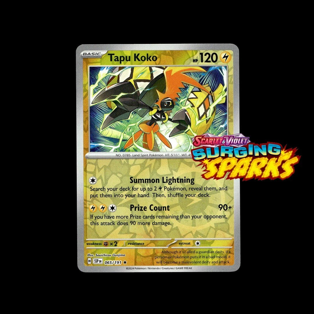 Tapu Koko 065/191 Sv08: Surging Sparks for sale | eBay