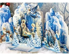 Nativity Christmas Cards, Religious Christmas Cards, 3D Pop Up Christmas Card...