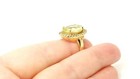 Handmade Yellow Topaz 925 Sterling Silver Bronze Womens Ring Size 6.5 — photo 7