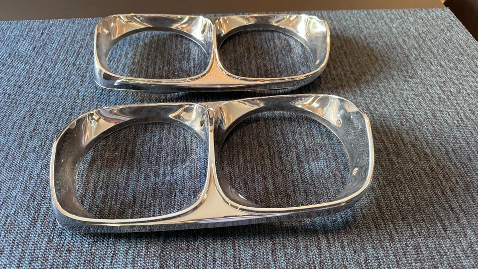 Pontiac Bonneville 1966, biseles de faros Catalina #9782758 - par original OEM Foto 4 de 4