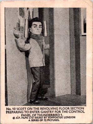 VINTAGE NON-SPORTS PHILADELPHIA 1966 THUNDERBIRDS CARD#10 SCOTT ON THE...  NO7