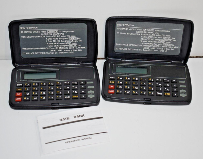 Lifelong Vintage Electronic Data Bank, set of 2