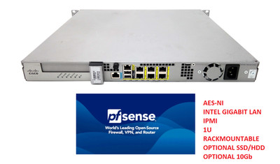  pfSense Box Firewall 7xIntel Gigabit LAN 8GB DDR3 RAM 8GB FLASH AES-NI Core i5