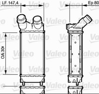 NEU - Valeo 818866 LadeluftküHler FüR CitroËN Peugeot
