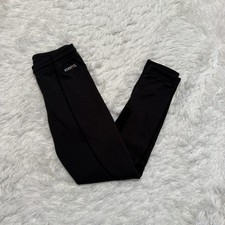 Child&rsquo;s Small Black Kerrits Knee Patch Horseback Riding Tights Breeches