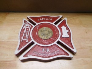 Fire Department License Plate Topper-Mechanicstown FD
