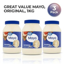 (3 pack) Great Value Mayonnaise, 30 fl oz , F...