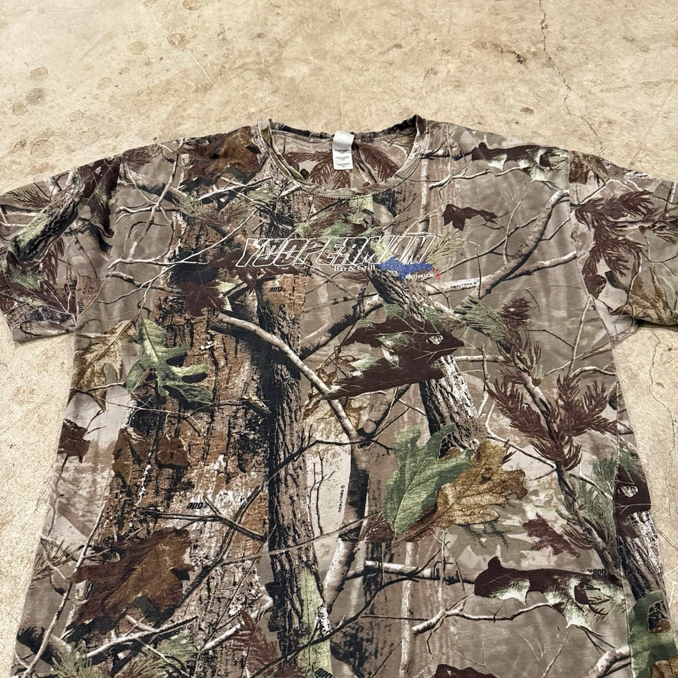 Yooperman Men’s Camo T Shirt 2XL Realtree Code V Camouflage Hunting Outdoors - Image 4 of 4