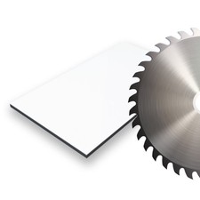 Aluverbundplatte 3mm weiß