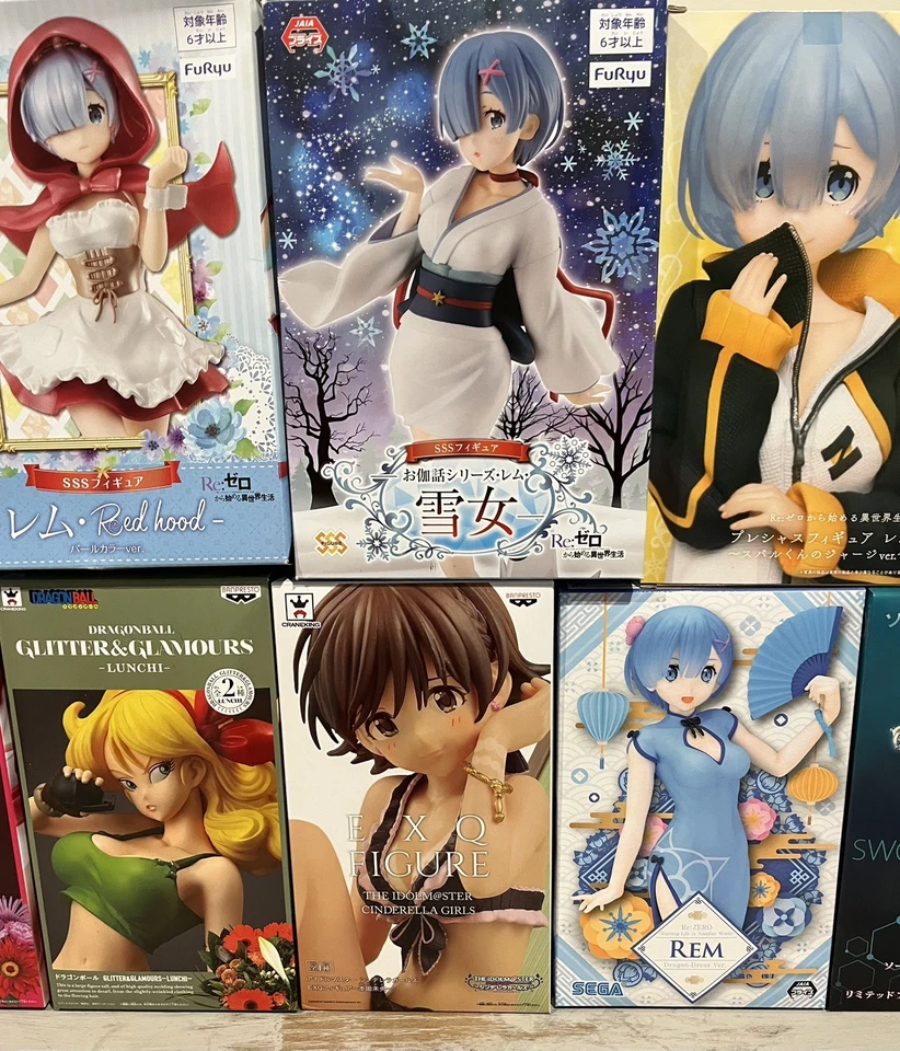Anime Figures Mix Lot of 10 Females - NEVER out Of Box  - Winner Gets All ! - Image 3 of 4
