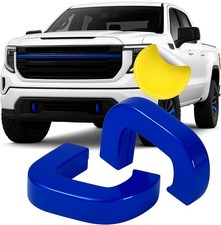 Tow Hook Cover Compatible with GMC Sierra 1500 2019, 2020, 2021, 2022, Blue