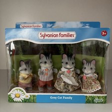 Sylvanian Families Grey Cat Family