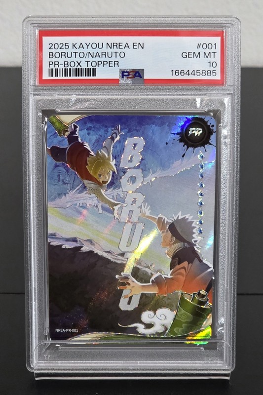 Kayou Naruto Boruto PR Card EN NREA-PR-001 PSA 10