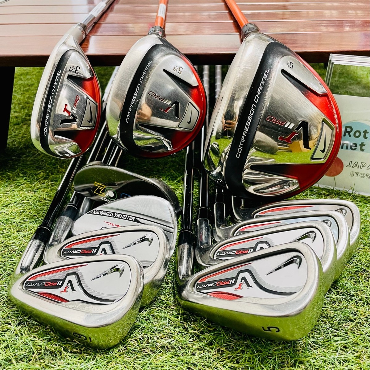 NIKE Vr2PRO CAVITY Fullset 1w 5w 3H Iron 5-9Pw 11club S/SR Flex RH