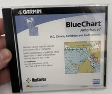 Garmin Blue Chart Americas v7 CD-ROM Mappe Nautiche Elettroniche, Garmin GPS CD