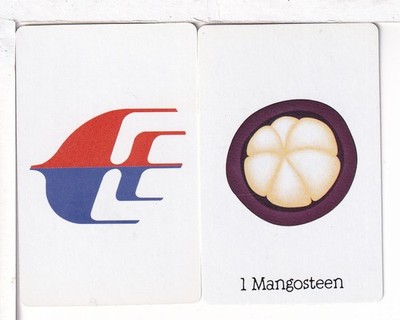 Single Airline Playing Card ''Malaysia Airline, MAS 125 A'' Chan/Mertens #, Game