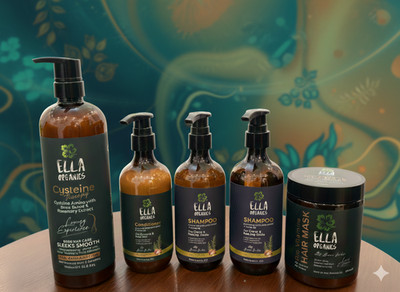 Ella Organics Cysteine Hair Therapy Set Protein Smoothing Treatment Shine Repair