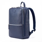 Leather Backpack for Men Slim Professional Business Bag Fits 15.6” Work & Travel