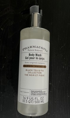 Pharmacopia Body Wash Black Tea & Fig Collection Natural Bodycare 16.9 fl oz