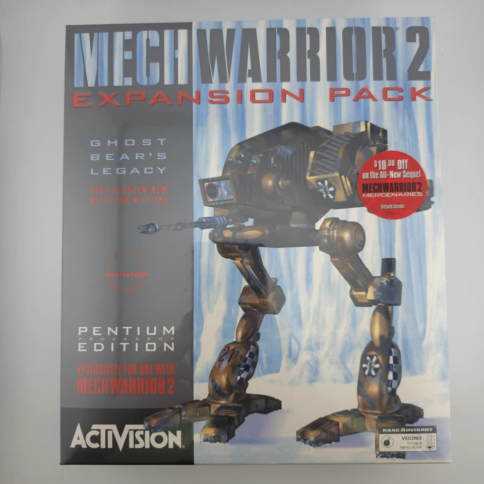 MechWarrior 2: Ghost Bear's Legacy, 1996, Big Box, New & Sealed - Image 2 of 4