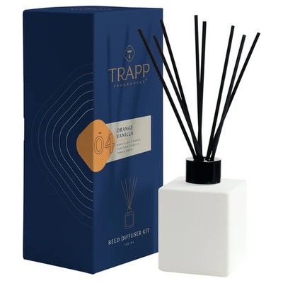 Trapp Reed Diffuser Kit Orange Vanilla Brazilian Orange Tonka Bean 4 fl oz