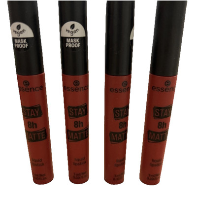 Essence Stay Matte #08 Dare You Liquid Lipstick 0.1 fl oz 4 Pack