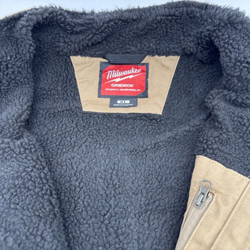 Milwaukee 801BR XL Men's Brown Heavy Duty Sherpa-Lined Vest - XLarge P27 - Picture 8 of 8