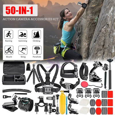 50-in-1 Action Kamera Zubehör Set Für GoPro Hero 13 12 11 10 9 Sport Cam Zubehör