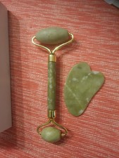 Jade Roller Gua Sha Set Facial Massage Tool Face Lift Skin Care Gift Women