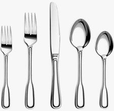 Silverware Set, Ashford 60 Piece Flatware Set, Service For 12, stainless heavy