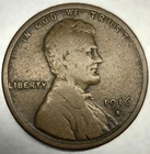 1916 S Lincoln Wheat Cent VG Very Good Condition 1c US Coin - 3743