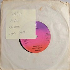 Space Magic Fly Ballad For Space Lovers Vinyl Record 7" VG/VG 7N 25746 1977
