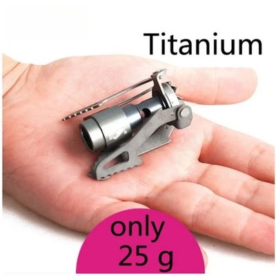 Titan Mini Camping Gasbrenner 25gTaschenofen Outdoor Wandern Klappbarer Kochofen