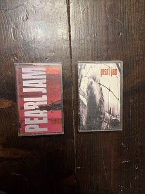 Pearl Jam One 1991 & Vs. 1993 Cassette Tape Bundle Grunge Rock