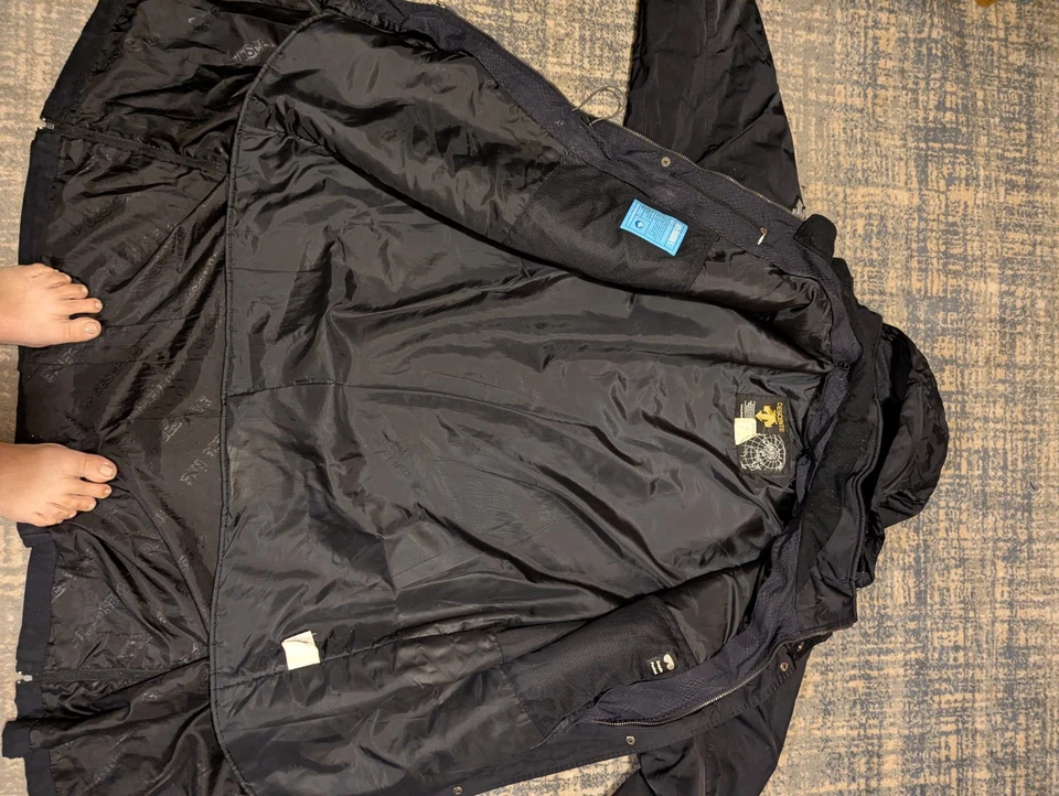 Descente Coaches Men's Down Coat Jacket Black Size XL Used - Image 3 of 4