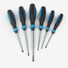 Witte Pro Impact Slotted and Phillips Screwdriver Set, 6 Pieces