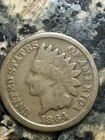 1864 Indian Head Cent, Bronze, Nice Condition 99 Cents shipping