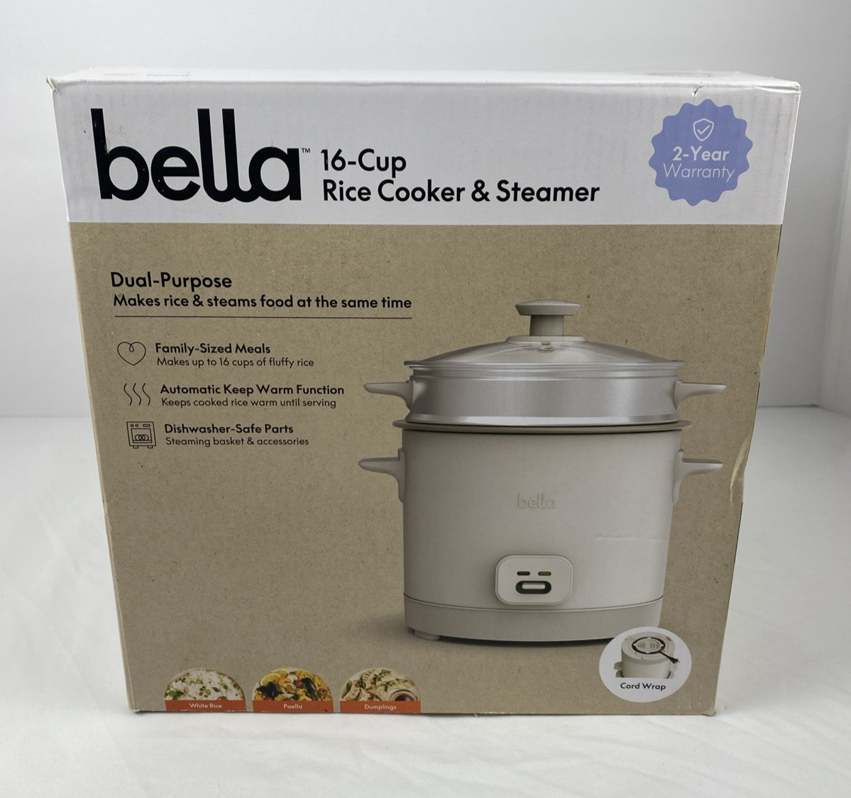 W/ Steamer Dishwasher Safe Steaming Basket Rice