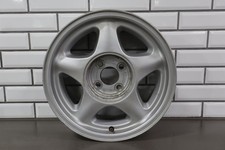 91-93 Ford Mustang Single 1 Silver 16x7 5-spoke Pony Wheel Repainted