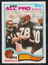 1982 TOPPS FOOTBALL #51 ANTHONY MUNOZ ROOKIE NMMT **** FREE SHIPPING ****