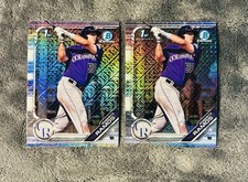 Roberto Ramos 2019 Bowman Chrome 1st Mojo Refractor (2) Prospect Refractors