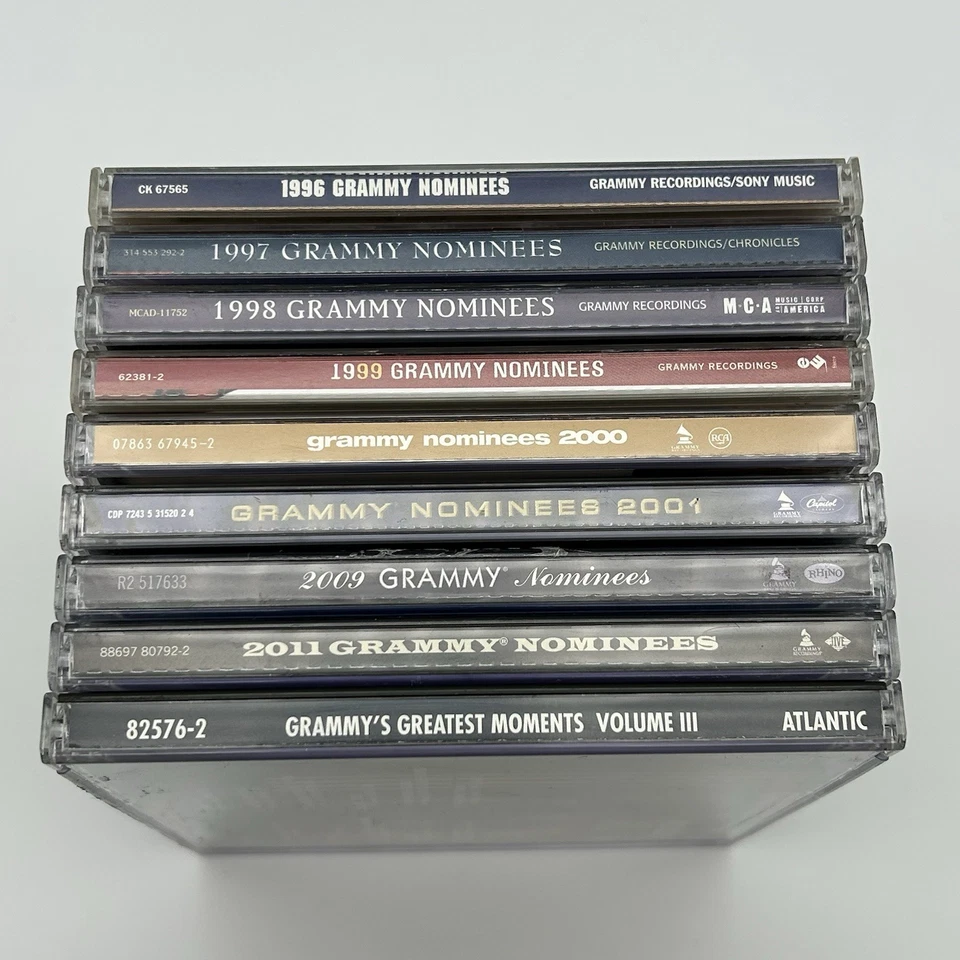 LOT OF 9: GRAMMY NOMINEES GREATEST CDs: 1996-1999, 2000, 2001, 2009, 2011, Vol.3 - Image 3 of 4