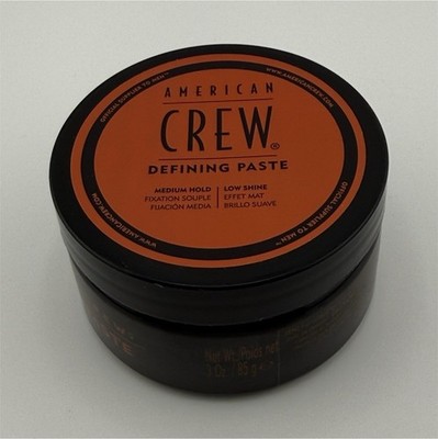 American Crew Defining Paste Medium Hold Low Shine Brown 3 oz for Men