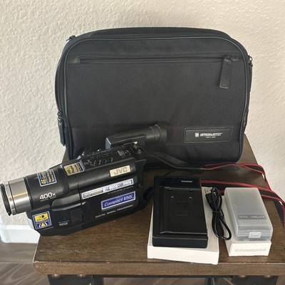 JVC GR-AXM230U Compact VHSC Video Camcorder Camera VCR Transfer Bundle- Tested