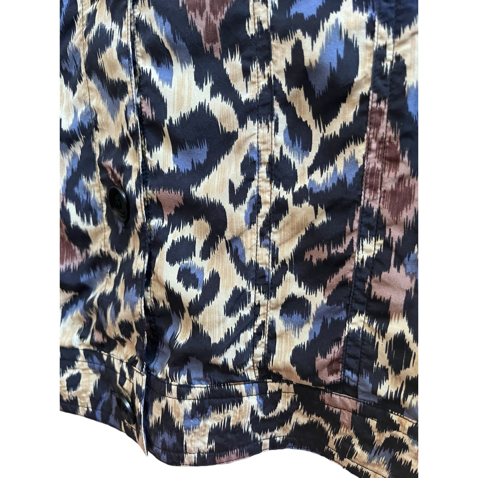 Pendleton Silk Print Button Closure Lightweight J… - image 7