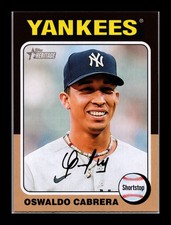 Oswaldo Cabrera New York Yankees #251 Topps 2024 Topps Heritage