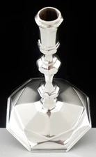 Antique Cast Sterling Silver Candlestick or Taperstick, Thomas Hayes 1891