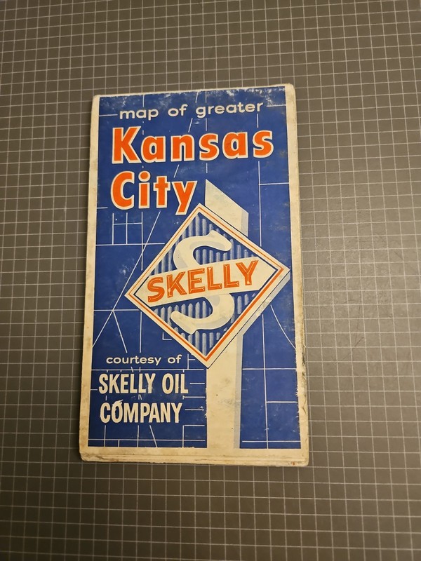 Skelly Oil Company Map Of Greater Kansas City
